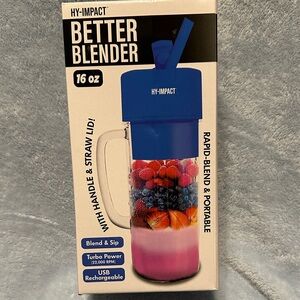 HY-IMPACT Blue Portable Blender